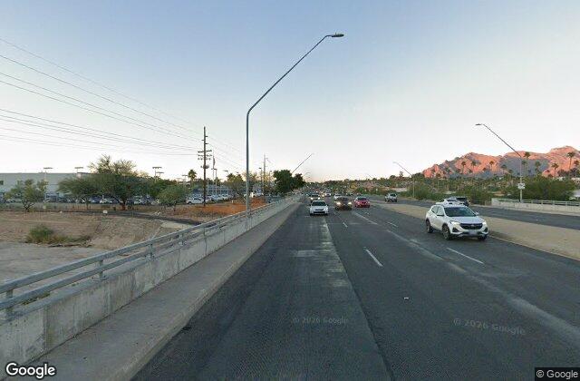 Street view of Oracle Road, Pima County, AZ