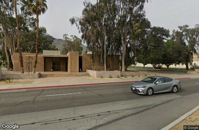 Street view of 211 North Sunrise Way, Palm Springs, CA