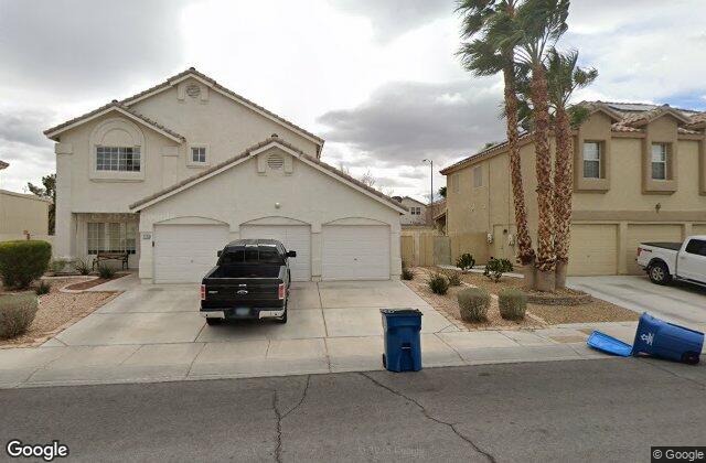 Street view of Corner of I Street and Washington Avenue, Las Vegas, NV