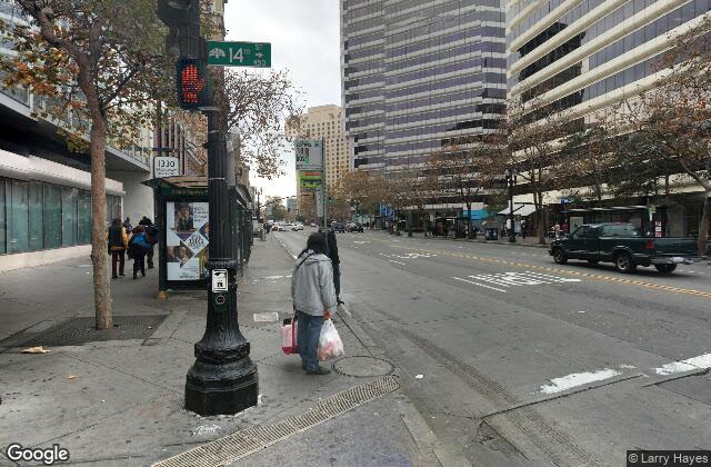 Street view of Oakland, CA