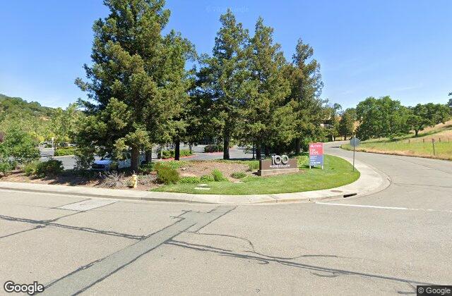 Street view of 100 Wood Hollow Drive, Novato, CA